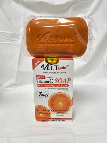 Veetgold vitamin C Body Corrector Glowing face & Body Soap