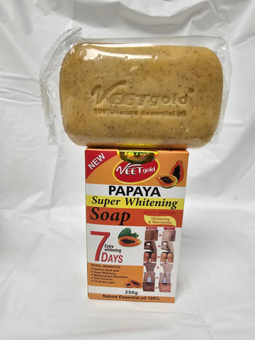 Veetgold papaya lightening Body Repair Glowing face & Body Soap