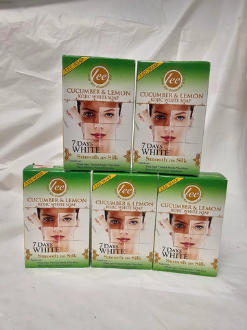Lee Cucumber & lemon kojic white Soap 160g