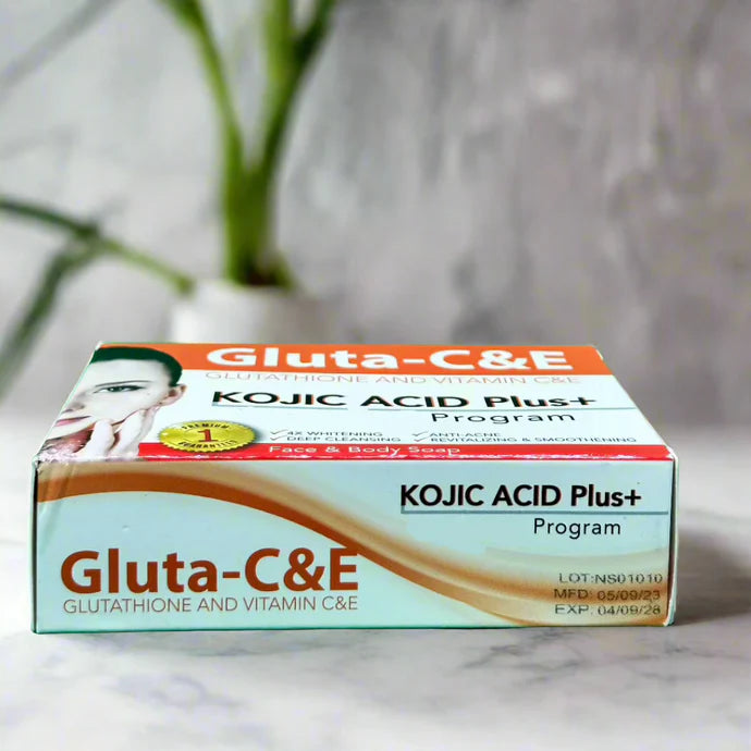 Gluta-C&E Kojic Acid plus+ Face & Body Soap