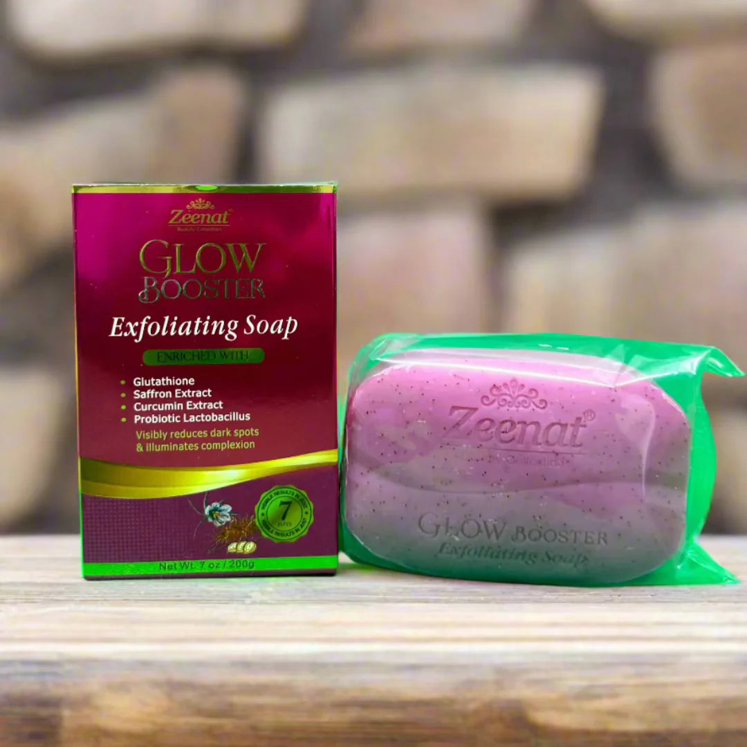 Zeenat Glow Booster Exfoliating Soap 200g