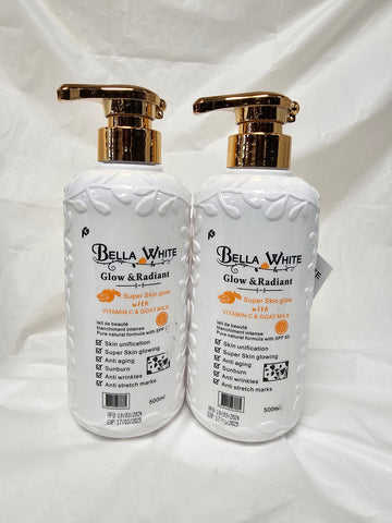 Bella white Glow & Radiant Body milk 500ml