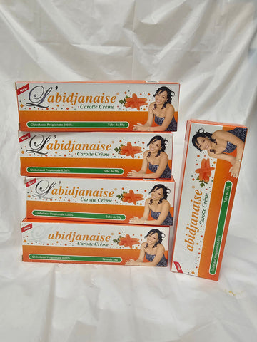 10 pack Labidjanaise carrot tube cream