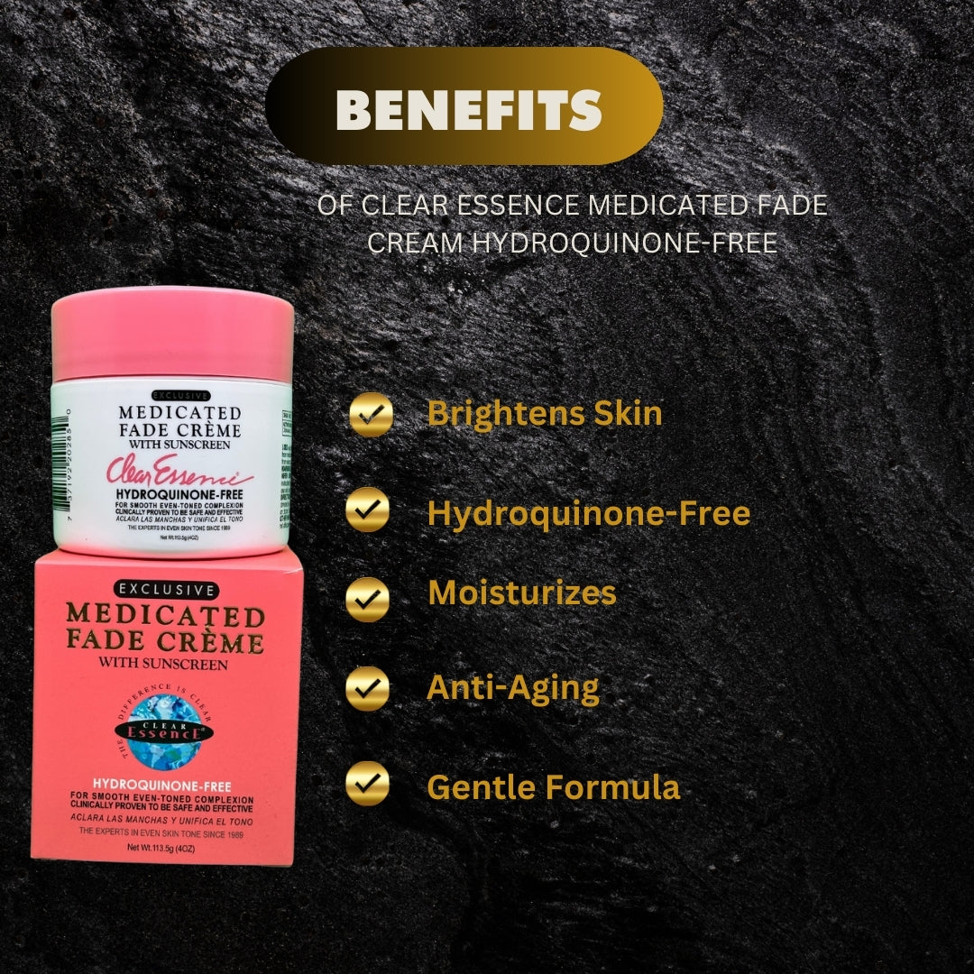 Clear Essence Medicated Fade Cream Hydroquinone-Free 4 oz