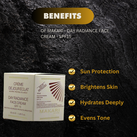Makari - Day Radiance Face Cream - SPF15 55ml / 1.85oz