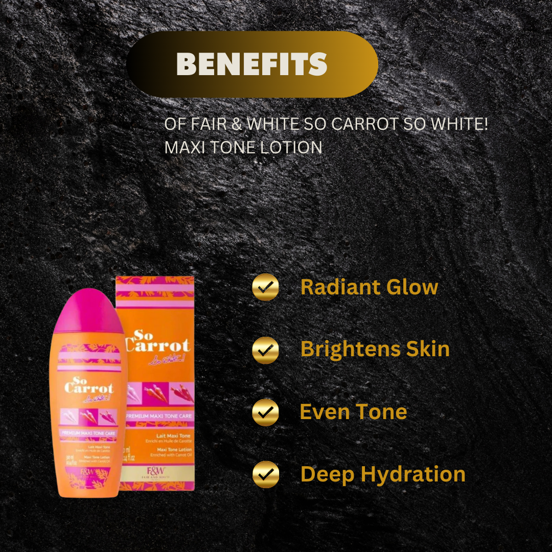 Fair & White So Carrot So White! Maxi Tone Lotion 300ml