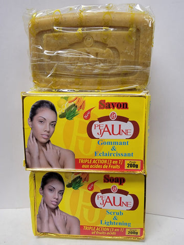 PEAU JAUNE SCRUB & LIGHTENING SOAP