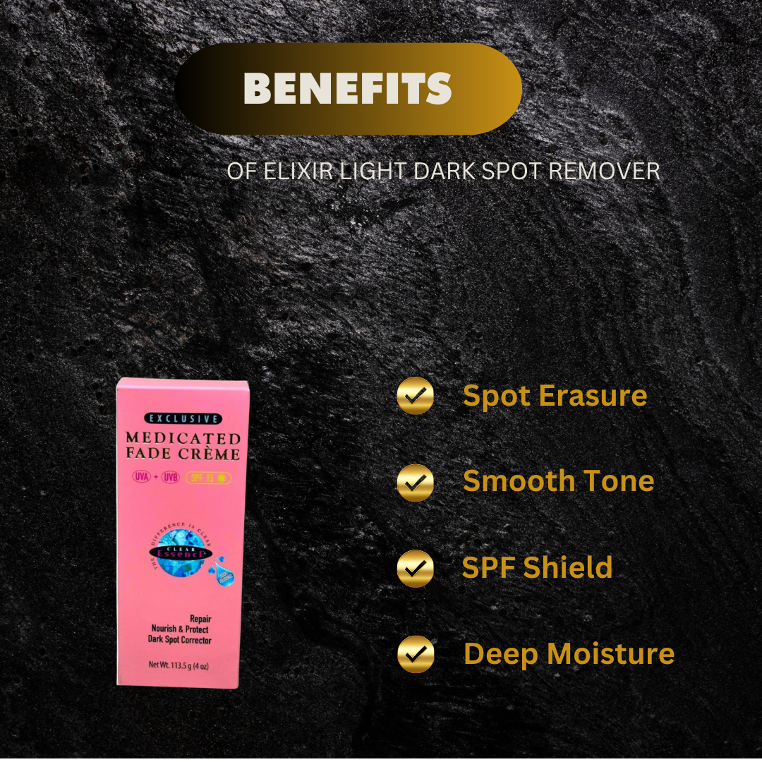 Clear Essence Medicated Fade Cream SPF 15 Dark Spots Corrector