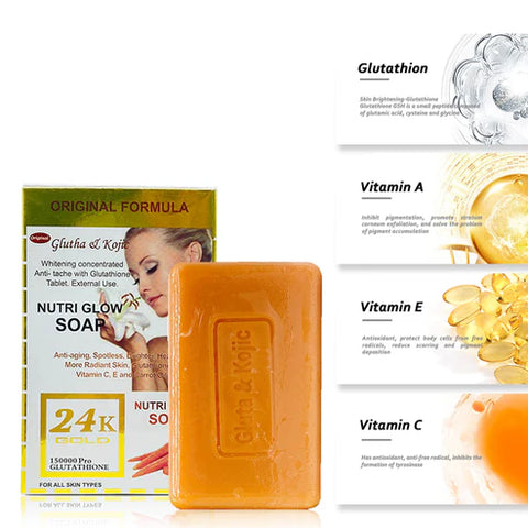 Gluta Master 24K Gold Gluta & Kojic Whitening Soap