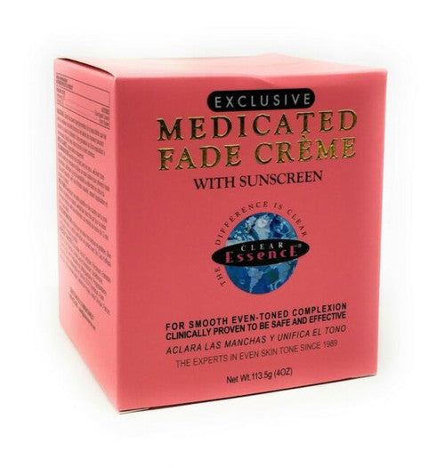 Clear Essence Medicated Fade Creme with Sunscreen 4 oz