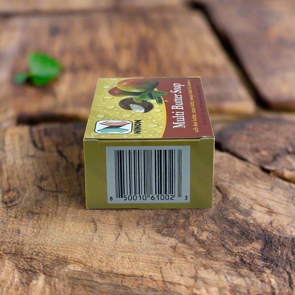 NINON Multi Butter Soap Is Made with 100% Natural Pure Vegetable 5oz