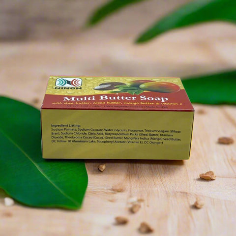 NINON Multi Butter Soap Is Made with 100% Natural Pure Vegetable 5oz