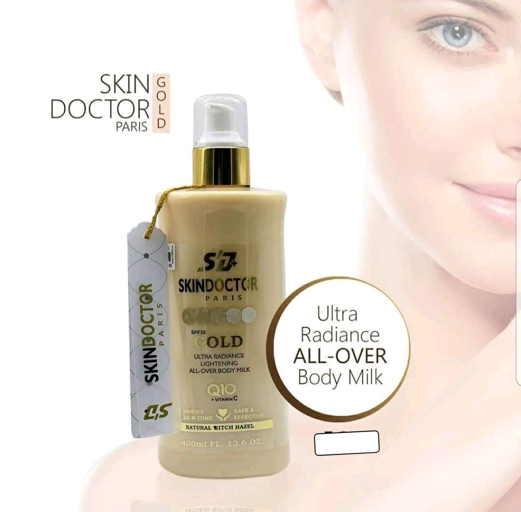SKINDOCTOR PARIS GOLD ULTRA RADIANCE LIGHTENING ALL OVER BODY MILK