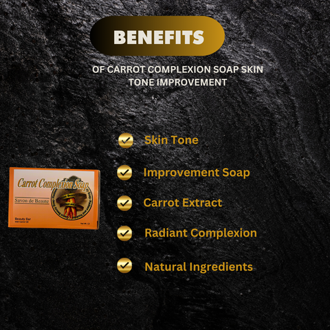Carrot Complexion Soap skin tone improvement 125 G