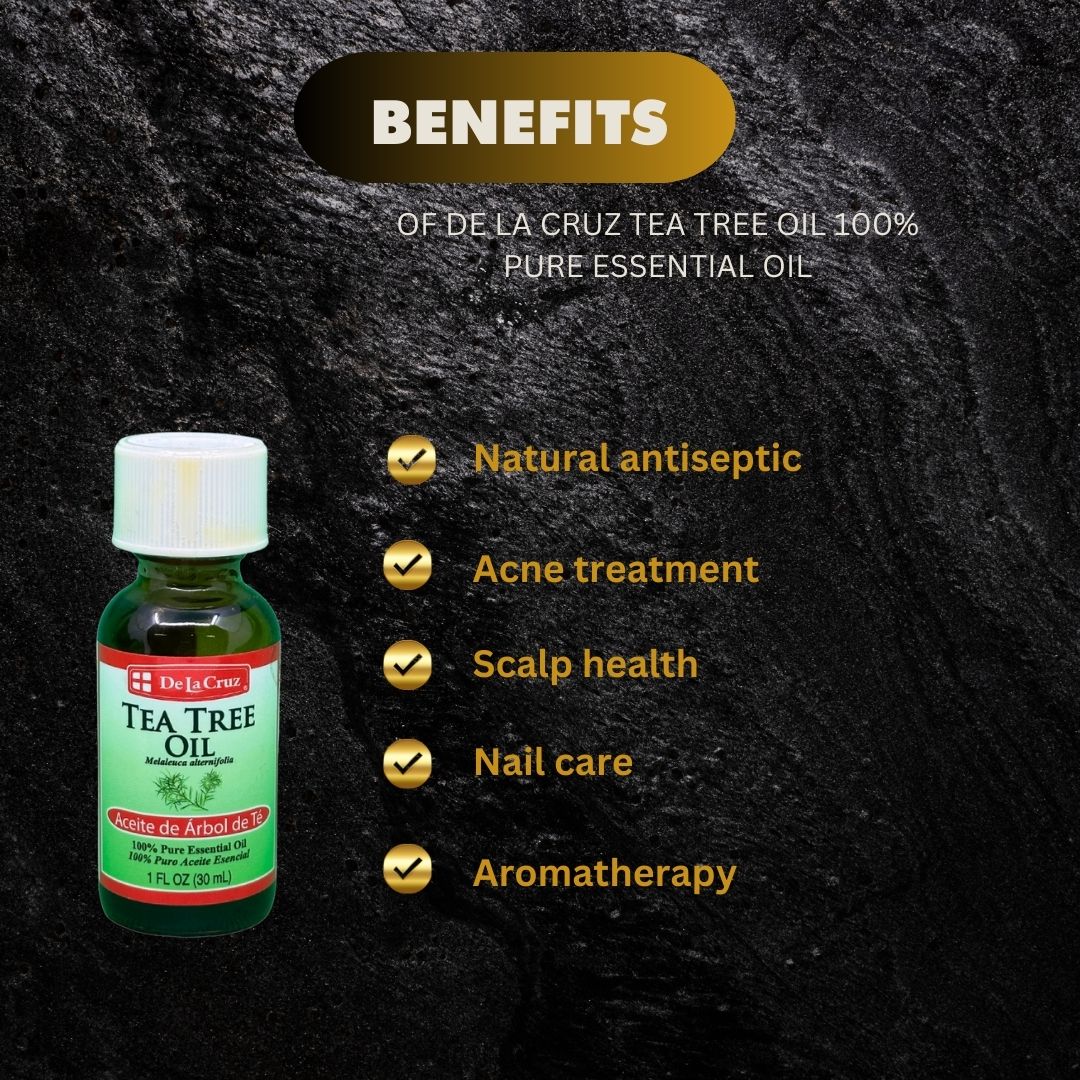 De La Cruz Tea Tree Oil 100% Pure Essential Oil 30ml / 1 fl.oz
