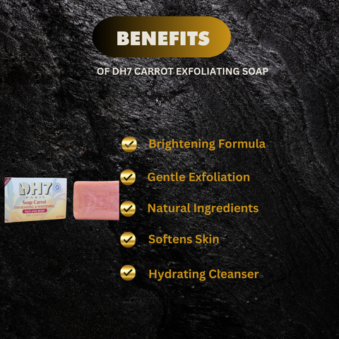 DH7 Carrot Exfoliating Soap 8.75 oz