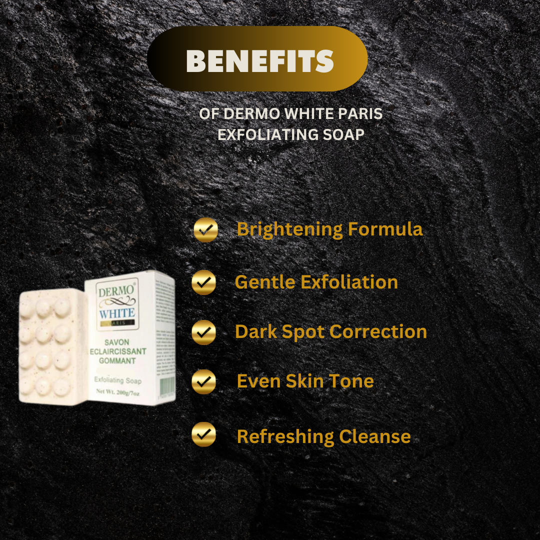 Dermo White Paris Exfoliating Soap 7 oz