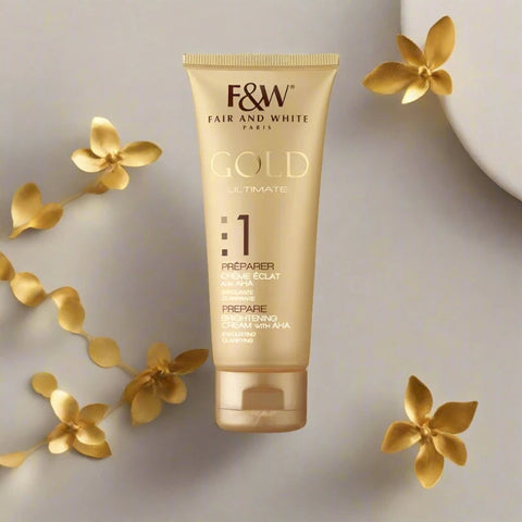 Fair & White Gold #1 AHA Cream 2.54 oz