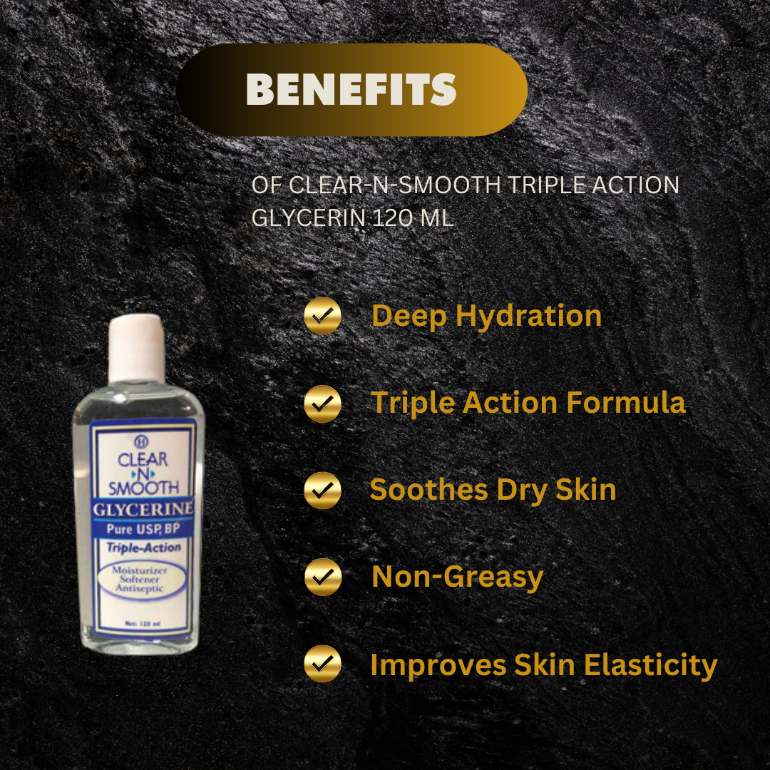 Clear-N-Smooth Triple Action Glycerin 120 ml