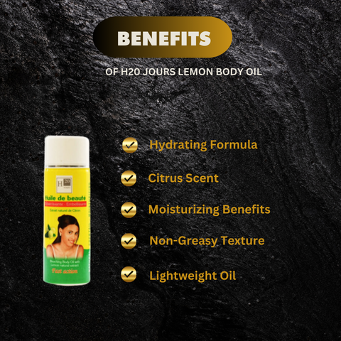 H20 Jours Lemon Body Oil 125 ml