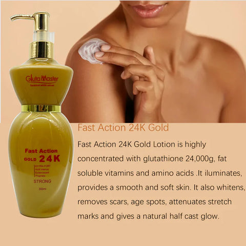 Gluta Master Luxury 24K Gold Strong Whitening Concentrated Body Lotion