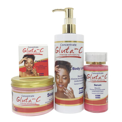 Gluta C Concentrate Intense Whitening Range Remove Hyperpigmentation Glowing Skin for Half Cast Skin