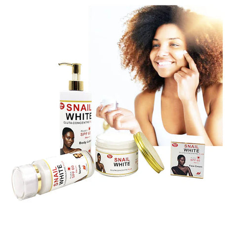 Ladies Snail Whitening and Deep Removal of Dark Spots Natural Skin Care Set