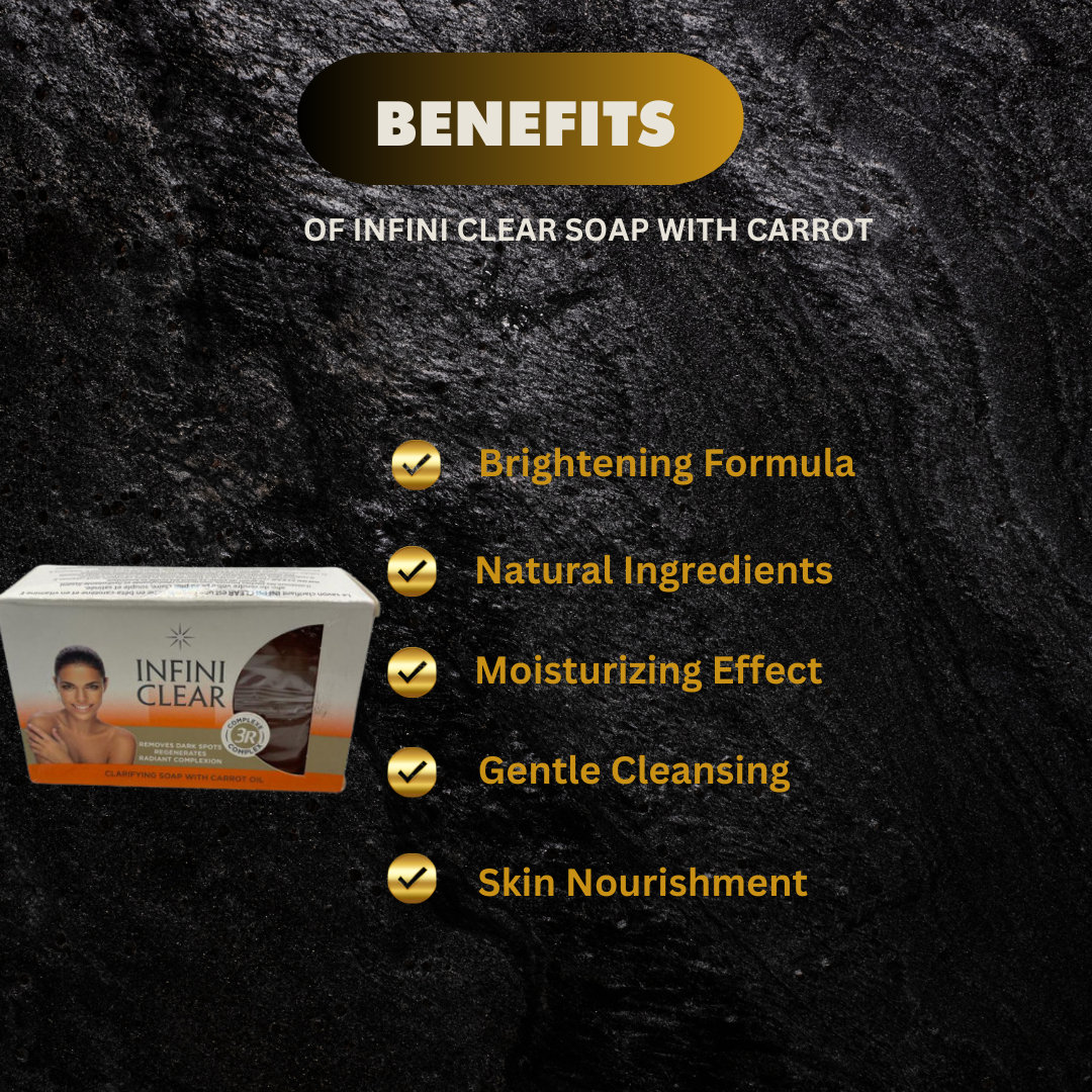 Infini Clear Soap with Carrot 7 oz
