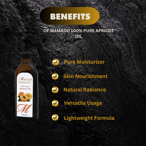 Mamado 100% Pure Apricot Oil 150 ml
