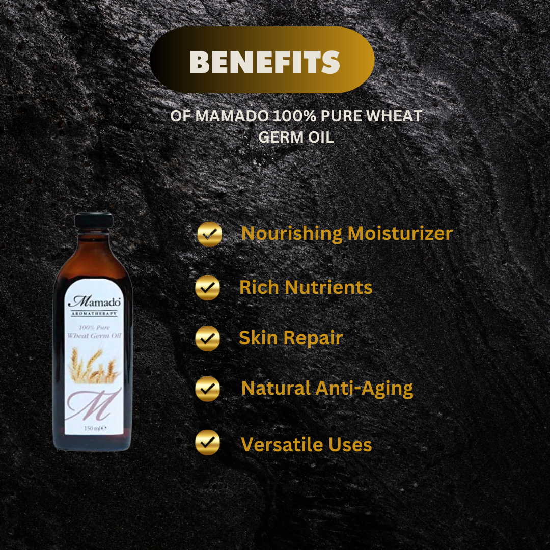 Mamado 100% Pure Wheat Germ Oil 150ml
