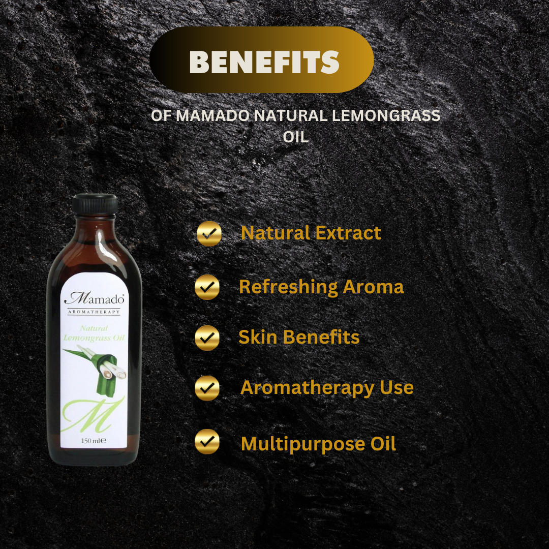 Mamado Natural Lemongrass Oil 150ml