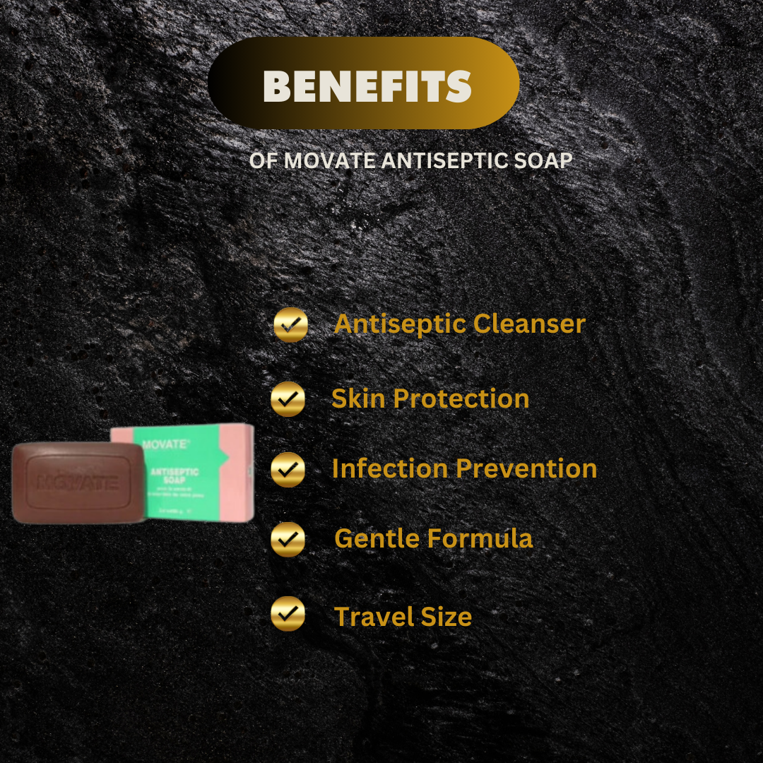 Movate Antiseptic Soap 2.81 oz