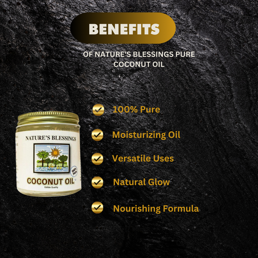 Nature's Blessings Pure Coconut Oil 4 oz