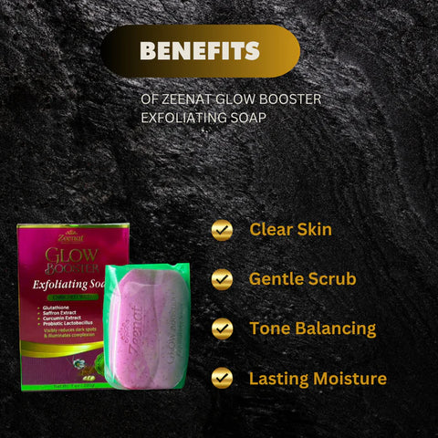 Zeenat Glow Booster Exfoliating Soap 200g