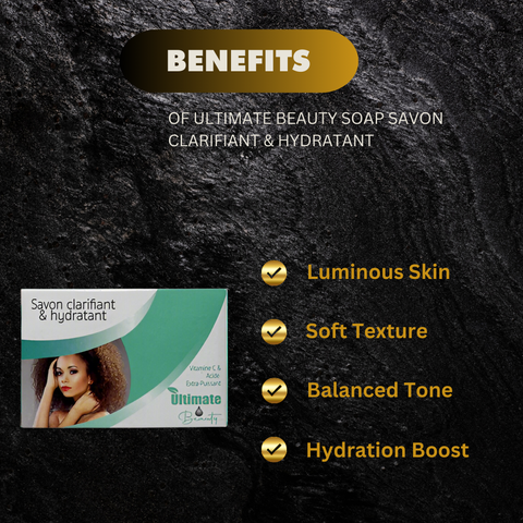 Ultimate Beauty Soap savon clarifiant & hydratant 250g / 8.45oz