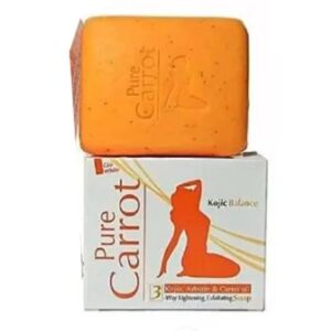 PURE CARROT KOJIC ARBUTIN AND CARROT OIL LIGHTENING SOAP