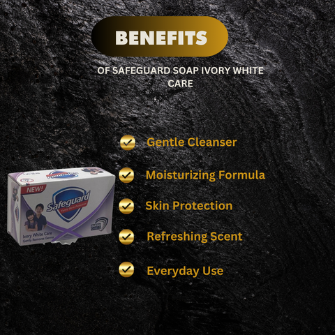 Safeguard Soap Ivory White Care 4.5oz