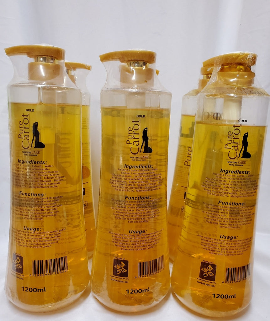 PURE CARROT GOLD SHOWER GEL