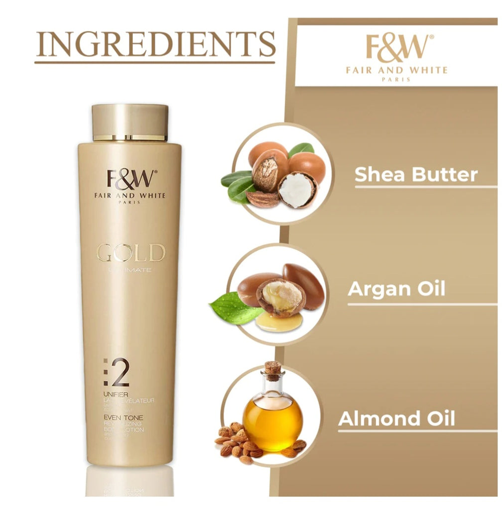 Fair & White Gold Ultimat 2 Unifier Body Lotion 500ml