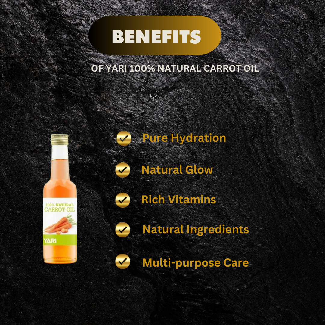 Yari 100% NATURAL Carrot Oil 250ml