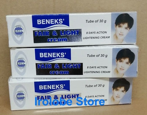 Beneks Fair & Light Cream 30g pack of 10