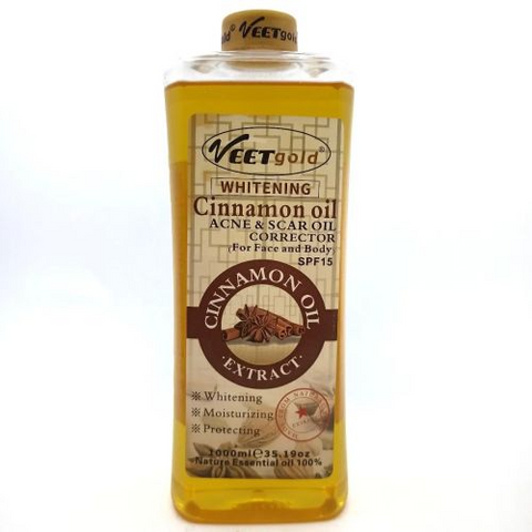 VEETgold CINNAMON OIL ACNE & SCAR OIL CORRECTOR FOR FACE AND BODY SPF15