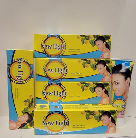 New light super fast skin lightening tube cream lemon 50g