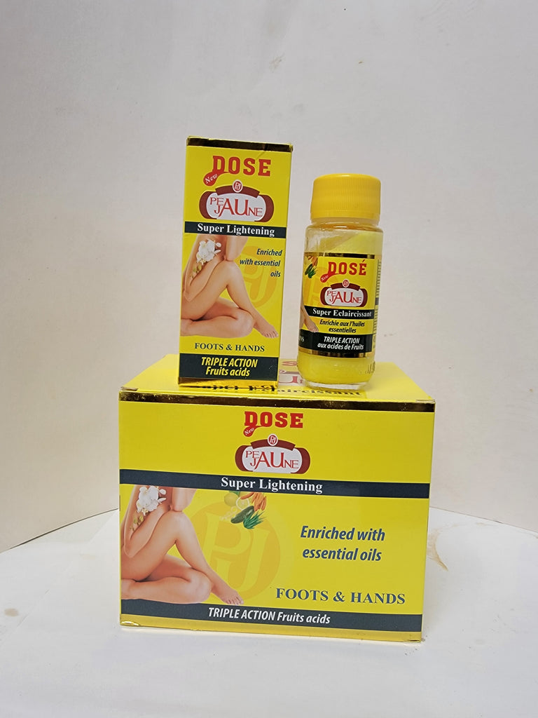 PEAU JAUNE PIEDS & MAINS SUPER ELAIRCISSANT TRIPLE ACTION AUX ACIDES DE FRUITS