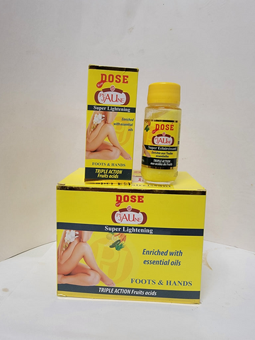 PEAU JAUNE PIEDS & MAINS SUPER ELAIRCISSANT TRIPLE ACTION AUX ACIDES DE FRUITS