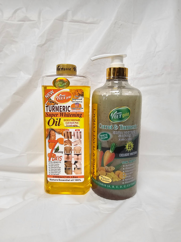 Veetgold Tumeric oil & Shower gel 1000ml