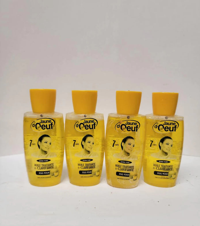 Jaune d'oeuf treating and clarifying egg yolk oil