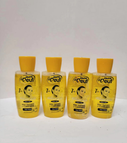 Jaune d'oeuf treating and clarifying egg yolk oil