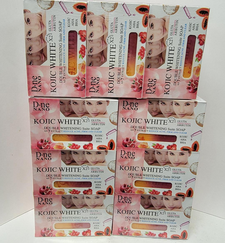 D-ne Nano Kojic White Gluta Arbutin Soap.