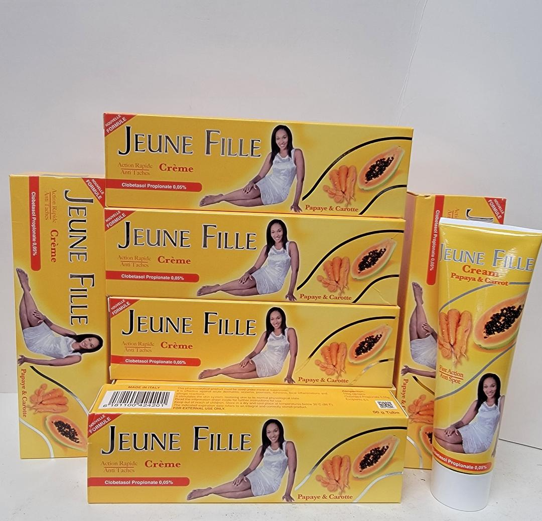 10 Pack Jeune Fille Fast Action Papaya & Carrot Cream